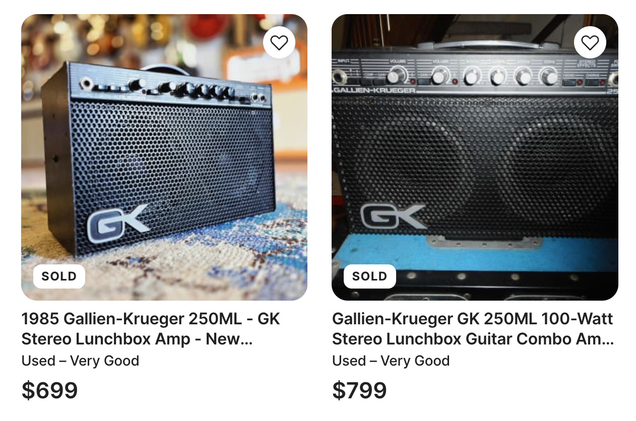 1980s GK 250ML AMP & CROM #666 - Image 3